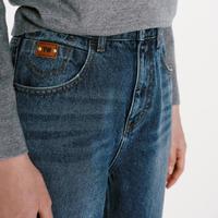 小熊女装2024年复古牛仔裤老爹裤休闲舒适长裤