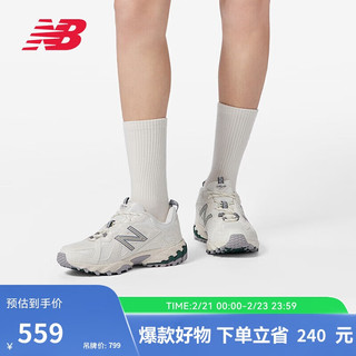 new balance 运动鞋男鞋女鞋透气户外舒适休闲鞋610T系列ML610TAG 42