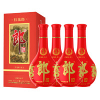 88VIP：郎酒 红花郎十 53%vol 酱香型白酒 500ml*4瓶