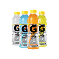 pepsi 百事 Gatorade佳得乐电解质饮料蓝莓橙味冰柠西柚红柚功能饮料600ml*4