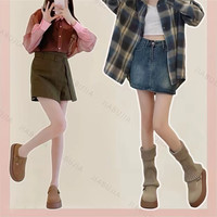 勃肯鞋女2024秋季厚底单鞋时尚百搭早秋鞋子全包博肯鞋 卡其色-加绒款 36