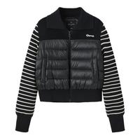 太平鸟女装冬季拼接轻薄羽绒服A3ACD4293 L