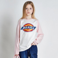 Dickies 2025帝客童装春季新款儿童长袖T恤男童女童纯棉插肩袖上衣