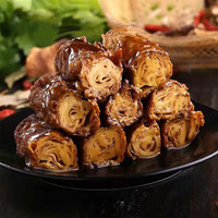 超值购-祖名五香味甑豆卷卤味素食豆制品小零食105g*5袋