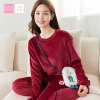 6IXTY8IGHT 68秋冬本命年红色内衣睡衣新娘结婚文胸睡衣套装多款 满2件及以上 领专属红包 M