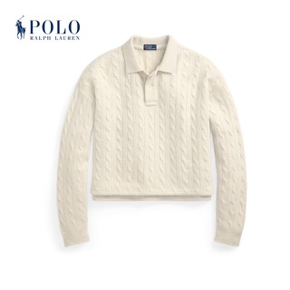 RALPH LAUREN 拉夫劳伦 女士毛衣 绞花编结针织 Polo衫 RL26350