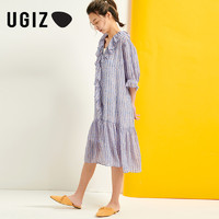 UGIZ 韩版女装雪纺连衣裙 UBOD927