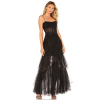 88VIP：BCBG MAX AZRIA 层叠薄纱吊带连衣裙 BCB-WD758