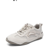 吉普士 JIPULSE jeep休闲百搭平底鞋女秋冬通勤女鞋轻便舒适运动鞋软底复古德训鞋