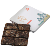 悠茗山茶叶礼盒福鼎白茶紧压小方片老白茶枣香寿眉小茶饼便携铁盒装送礼 【品鉴试喝】铁盒小方片