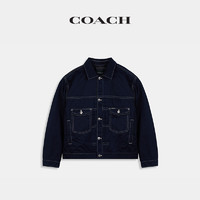 COACH 蔻驰 男士TRUCKER夹克外套棉质上衣休闲舒适高级感