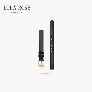 LOLA ROSE 罗拉玫瑰 女士黑色皮带牛皮表带 1mm