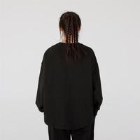圆领宽松卫衣女装上衣运动服休闲舒适长袖套头衫