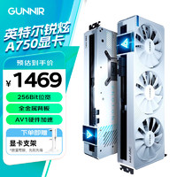 GUNNIR 蓝戟 英特尔Intel Arc A770/750 OC GDDR6超频版台式装机电脑高端设计视频解码剪辑电竞独立