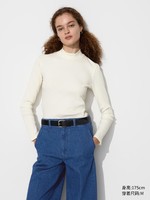 优衣库 UNIQLO 女士罗纹高领T恤 UQ470126666