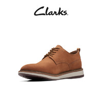 Clarks 男鞋查特里系列软底皮鞋通勤舒适透气休闲皮鞋