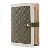 唯兰朵（VLANDO）2025首饰收纳册防氧化旅行出差便携首饰袋 橄榄绿【大号】 橄榄绿【含5页绒布袋】