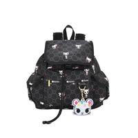 LeSportsac乐播诗轻便短途旅游背包抽绳大容量双肩包女逛街遛娃