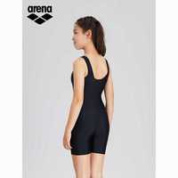 Arena阿瑞娜儿童青少年女孩泳衣平角连体无袖高弹贴身游泳衣