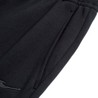 鸿星尔克 【色彩博物馆】运动裤男针织长裤透气跑步裤保暖裤 正黑 4XL