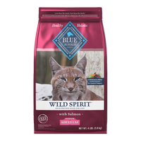 蓝馔 Blue Buffalo蓝馔美国进口原野精灵无谷全价成猫猫粮三文鱼口味