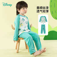 迪士尼宝宝（Disney Baby）春季男女儿童家居服舒适保暖睡衣 ZD1ET008松柏绿 110