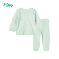 迪士尼宝宝（Disney Baby）春季男女儿童家居服舒适保暖睡衣 203T1162绿色 90
