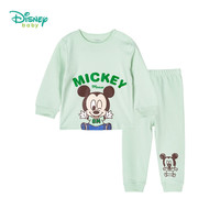 迪士尼宝宝（Disney Baby）春季男女儿童家居服舒适保暖睡衣 203T1162绿色 120