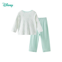 迪士尼宝宝（Disney Baby）春季男女儿童家居服舒适保暖睡衣 ZD1ET007米奇浅绿 90