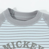 迪士尼宝宝（Disney Baby）春季男女儿童家居服舒适保暖睡衣 ZD3DT047灰蓝 90