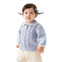 巴拉巴拉婴儿针织衫女童毛衫宝宝毛衣男童春装2024秋装甜美萌208324103201