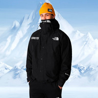 the North Face美版男Mountain高端硬壳冲锋衣GTX防水透气秋冬户外防风保暖外套 JK3-黑色 S