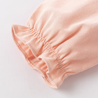 戴维贝拉（DAVE＆BELLA）【奥莱特卖】女童衬衫儿童衣服童装春装上衣婴儿宝宝纯棉 灰粉色 90cm(身高80-90cm)