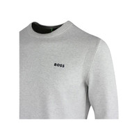 雨果博斯（HUGO BOSS）男士秋冬保暖简约针织毛衣50498539 057灰色 S 