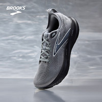 布鲁克斯（BROOKS）Glycerin 22甘油22  跑鞋男女缓震运动跑步鞋 【男款平衡宽楦】灰/乌木/浅灰白 42.5