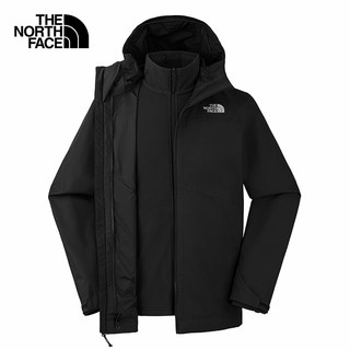 THE NORTH FACE 北面 冲锋衣男三合一抓绒内胆户外防水外套25|8AV7