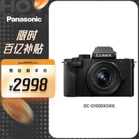 松下 Panasonic G100DK微单相机 Panasonic 数码相机 vlog相机 微单套机12-32mm 4K视频