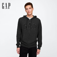 Gap 男女装2025春季字母logo拉链连帽卫衣多色外套美版868454