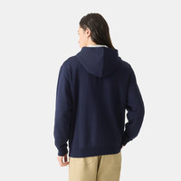 Gap男女装2025春季字母logo拉链连帽卫衣多色外套868454美版 海军蓝 L 美码 XL亚洲码185/104A