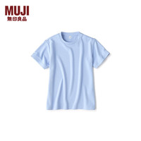 無印良品 MUJI（無印良品 ）大童 易干 短袖T恤 儿童童装 CBE06A3S