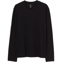 H&M男装女装T恤2025年春季新款时尚圆领棉质长袖上衣打底衫1029317