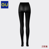 GU极优女连裤袜2双装 丝袜长袜打底袜347709