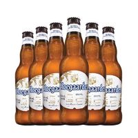 福佳 Hoegaarden 白 小麦精酿白啤酒 330ml*6瓶 比利时风味