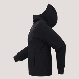 ARC'TERYX始祖鸟 AESTAS PULLOVER HOODY 女子 抓绒衫 BLACK/黑色 S