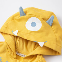 戴维贝拉（DAVE＆BELLA）【奥莱特卖】童装男童外套春装婴儿宝宝衣服儿童休闲上衣 黄色 110cm(身高100-110cm)