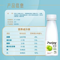 【赠成毅小卡1张】君乐宝纯享酸奶益生菌发酵乳白桃苹果300g*5瓶