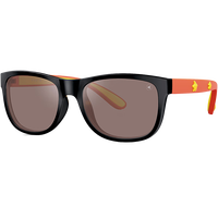 派丽蒙（PARIM） 儿童太阳镜防紫外线墨镜小孩遮阳镜男女童耐摔太阳镜防强光62207 C1-砂面普鲁土兰镜框镜面