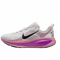 NIKE 耐克 Vomero 18 女子跑鞋 HM6804-105 山峰白/黑/元素粉/紫红/活力紫红/金属银 43