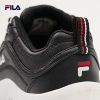 斐乐FILA 小童拼色休闲鞋低帮运动鞋老爹鞋欧版 黑色 34