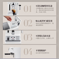 De'Longhi德龙（DeLonghi）ECP33.21.W35.31家用意式泵压式浓缩半自动咖啡机 ecp35.31赠手摇磨豆机+咖啡